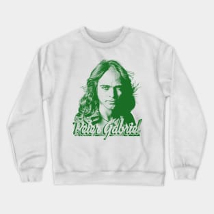 33 peter gabriel - green solid style Crewneck Sweatshirt